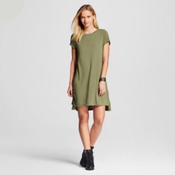 Mossimo Supply Co. Dresses & Skirts - Mossimo Supply Co. Green Short Sleeve Shirt Dress
